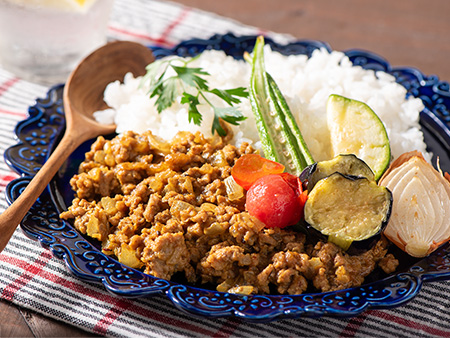うまみのだしキーマカレー（素材の、うまみ引き立つ。毎日だし