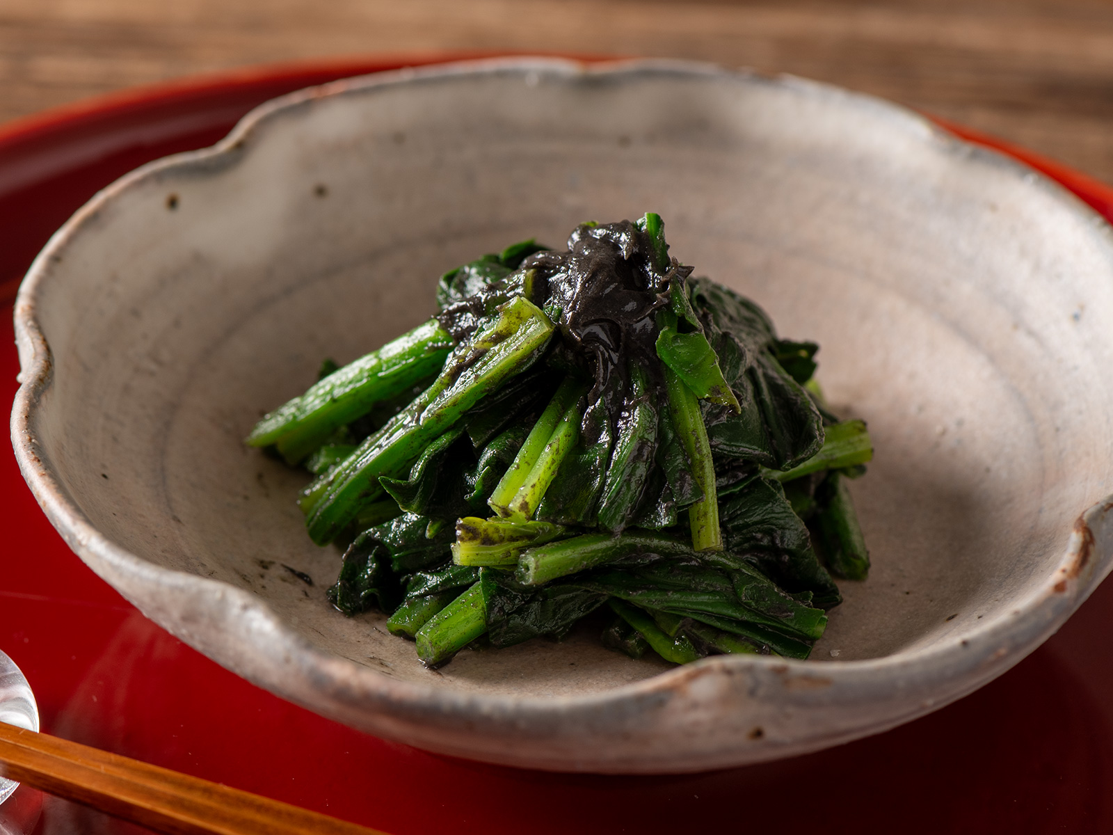 ほうれん草のごま和え（パンにぬる 黒ごま） | 久世福商店
