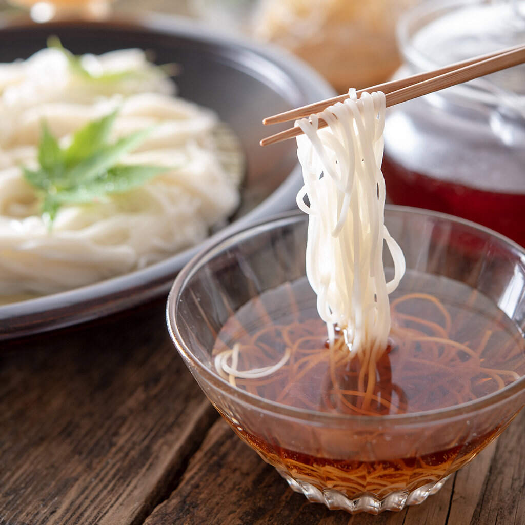 そうめんとめんつゆ