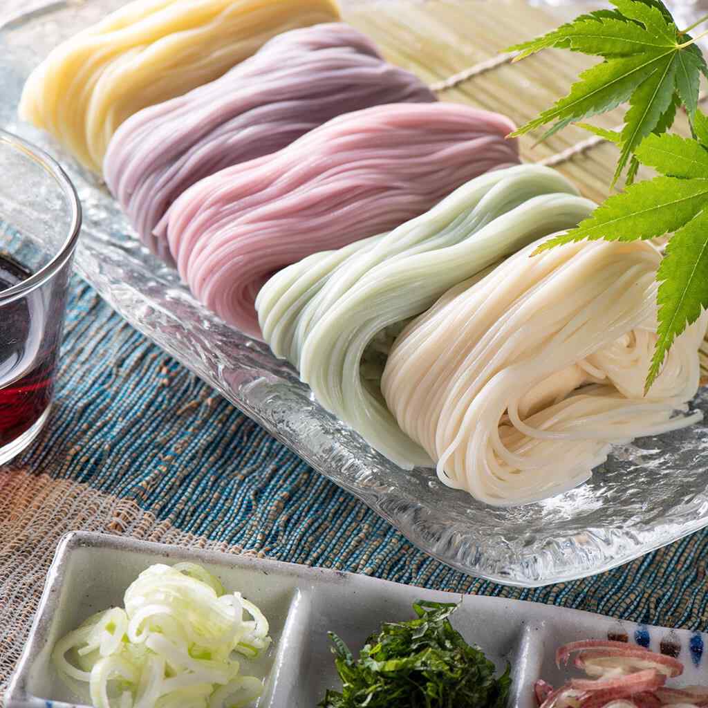 色そうめん