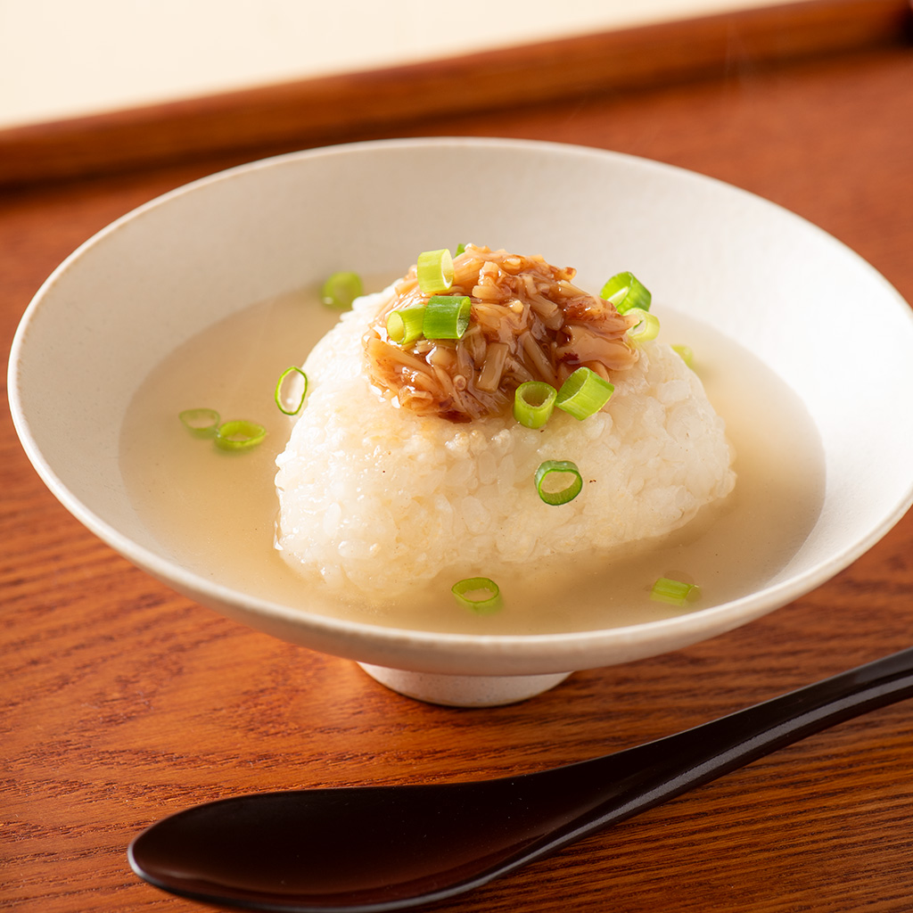 かつおなめ茸のあんかけごはん