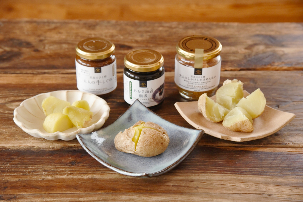 ご飯のお供と熟成じゃがいも