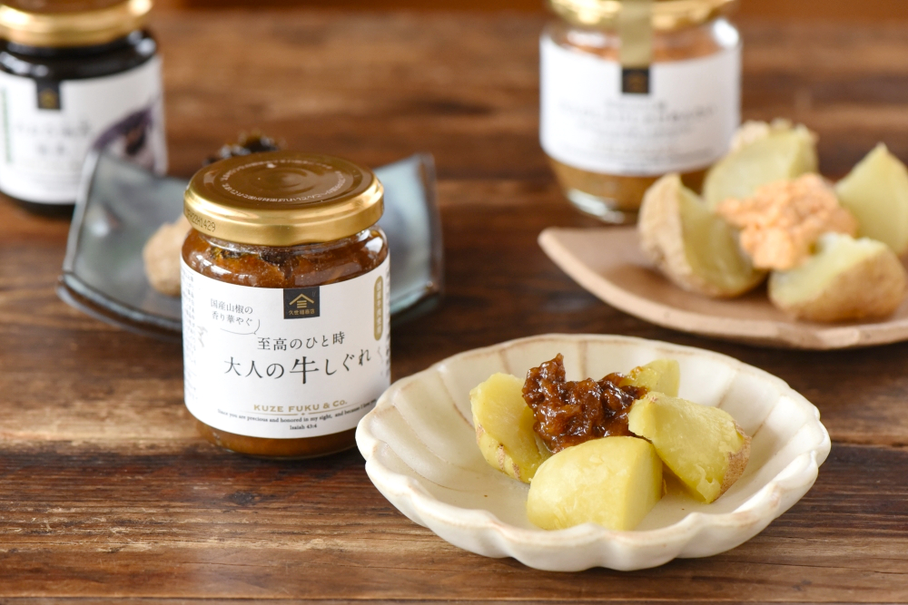 ご飯のお供と熟成じゃがいも