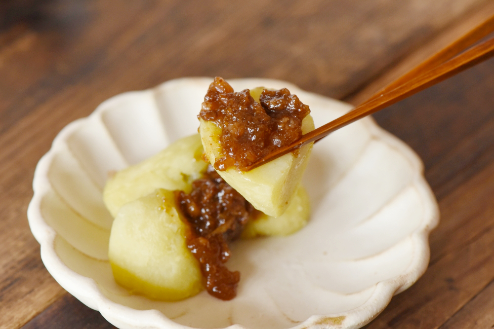 ご飯のお供と熟成じゃがいも