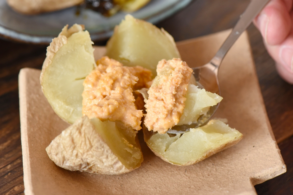 ご飯のお供と熟成じゃがいも