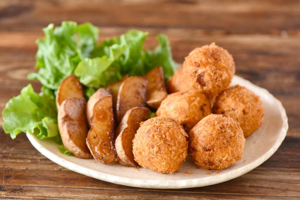 ポテトフライとコロッケ