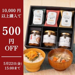 【5月22日(金)15:00まで】10,000円以上のお買い物で500円OFFクーポン配布中！【オンライン限定】
