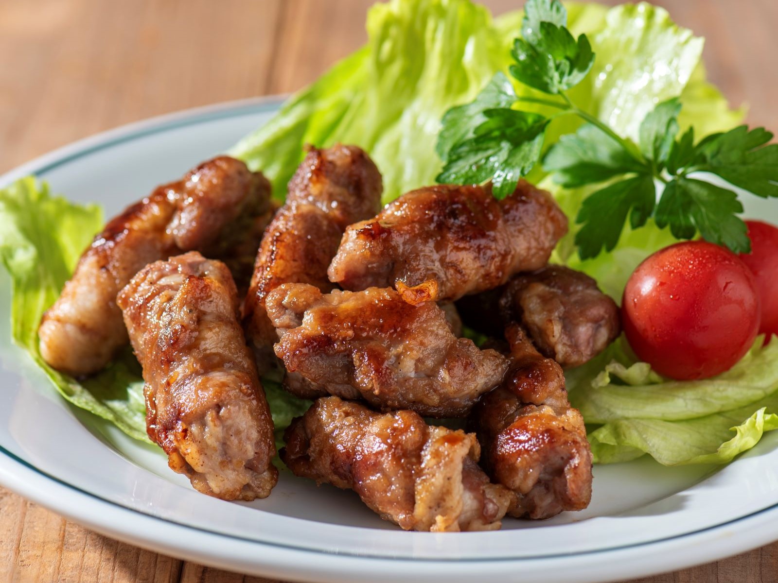 肉巻きのソーセージ風